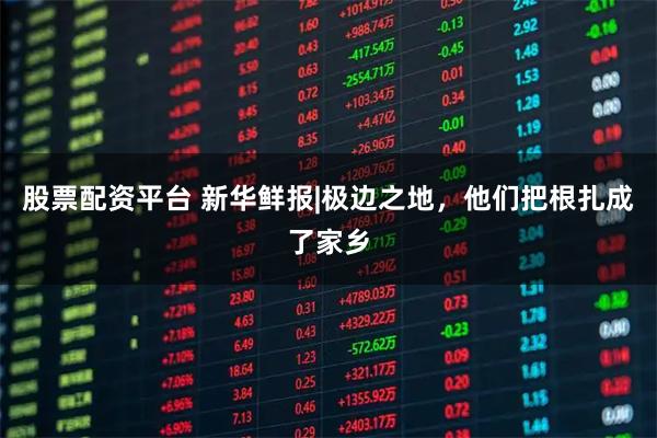 股票配资平台 新华鲜报|极边之地，他们把根扎成了家乡